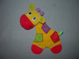 AJ-1059  Bright Starts kroeldoekje giraffe met bijtstukken