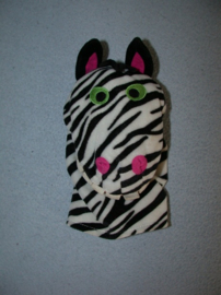 QZ-1122  Ikea handpop zebra Klappar Vild