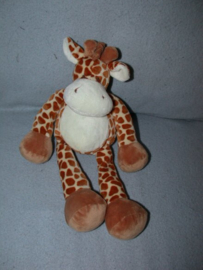 AJ-408  Hema giraffe, velours manen - 30 cm