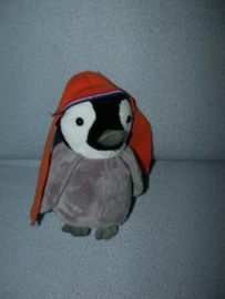 E-353  Plus pinguin met ijsmuts - 17 cm