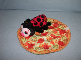 KP-2224  Cutetitos/Pizzaitos Lieveheersbeestje met omslagdoek - 19 cm