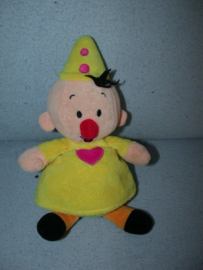 AJ-986  Studio 100 clown Bumba - 21 cm - zachte neus, korreltjes