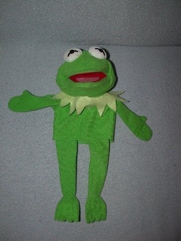 Hong Kong Opwekking Vacature KP-1175 Albert Heijn/Muppets handpop Kermit de kikker | Handpoppen Muppets  | knuffelsite