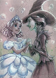 Diamond painting "Princess and witch"