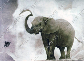 Diamond painting "Squirting elephant"