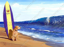 Diamond painting "Beach dog"