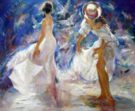 Diamond painting "Dancing ladies"