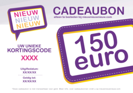 Cadeaubon van €150,-