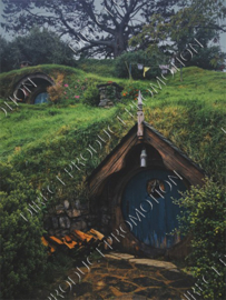 Diamond painting "Hobbit house"