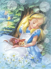 Diamond painting "Alice in Wonderland"