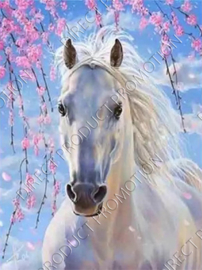 Diamond painting "Gray horse"