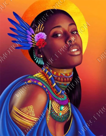 Diamond painting "Surinamese girl"