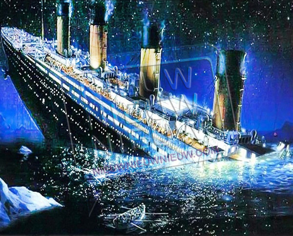 Diamond Painting Titanic Diamond Paintings 50x40cm Full