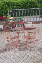 Antieke bistro tuinset