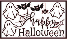 Herbruikbare Raamsticker | Happy Halloween