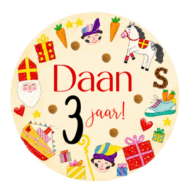 Traktatiestickers | Sinterklaas | Met naam