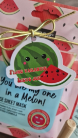 Gezichtsmasker | You are my one in a melon | Fijne vakantie
