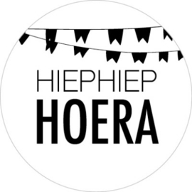 Sticker | Hiep hiep hoera vlag