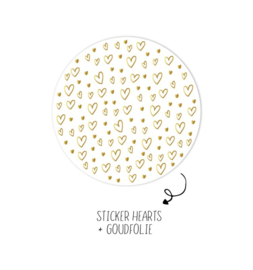 Sticker | Hearts gold