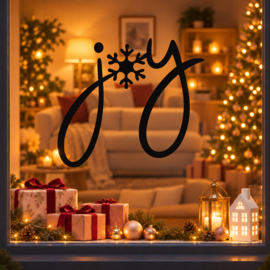 Herbruikbare Raamsticker | Joy