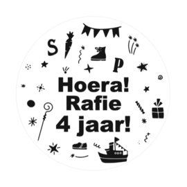 Sticker | Sinterklaas gepersonaliseerd
