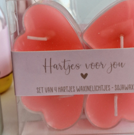 Waxinehartjes | Hartjes voor jou