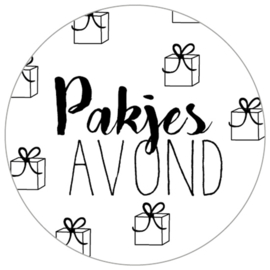 Sticker | Pakjes avond