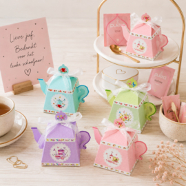 Cadeaudoosje | Theepot | Voor Juf
