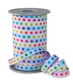 Krullint | Rainbow Stars | Pastel | 5 meter