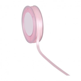 Satijn lint | Licht roze 6 mm