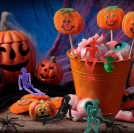 Halloween | Rekbaar skelet | Stretch | Verschillende kleuren