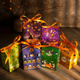 Traktatiedoosjes | Halloween | Met lint