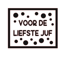 DIY sticker | Liefste juf