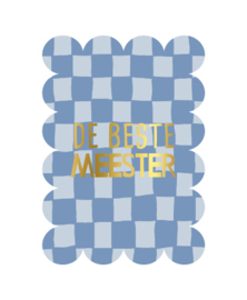 Wenskaart Bubble A6 | De beste Meester