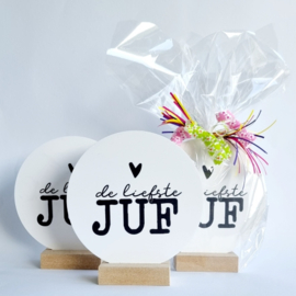 Wenscirkel | De liefste Juf 14 cm