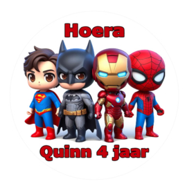 Traktatiestickers | Marvel | Met naam