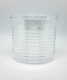 Conservenblikje | Plastic transparant