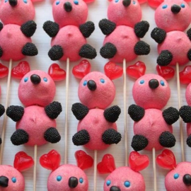 Spekbollen in allerlei kleuren, voor de leukste traktaties en sweettables