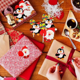 Lolliehouder/cadeaulabel | Kerstman