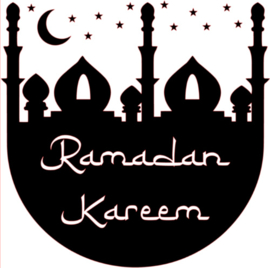Raamstickers statische raamfolie | Islamitisch feestdagen