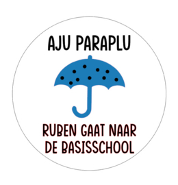 Sticker | Aju paraplu jongen