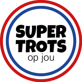 Sticker | Super trots op jou