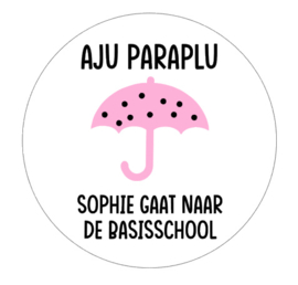 Sticker | Aju paraplu meisje