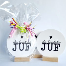 Wenscirkel | De liefste Juf 14 cm