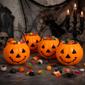 Halloween traktatie emmertje |  Pompoen