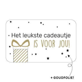 Sticker | Het leukste cadeautje...