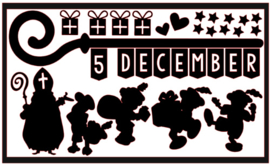 Raamsticker | 5 december