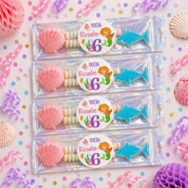 Traktatiestickers | Zeemeermin | Met naam