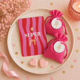 Wenskaart A6 | Super juf ♥