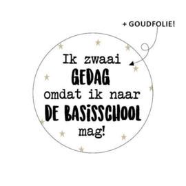 Sticker | Ik zwaai gedag...